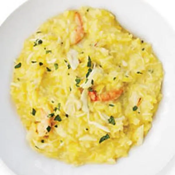 Gluten-Free Nut-Free Creamy Seafood Risotto — Italian recipe