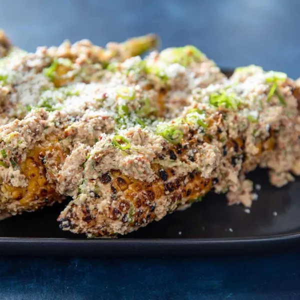 Nut-Free Shellfish-Free XOtes (Grilled Mexican Street Corn With XO Sauce) Recipe — Mexican recipe