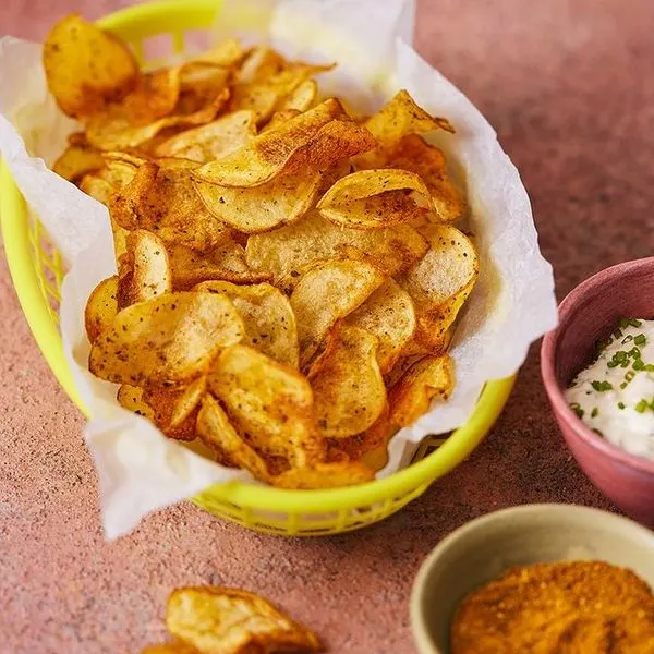 Vegetarian Gluten-Free Air fryer crisps — South american recipe