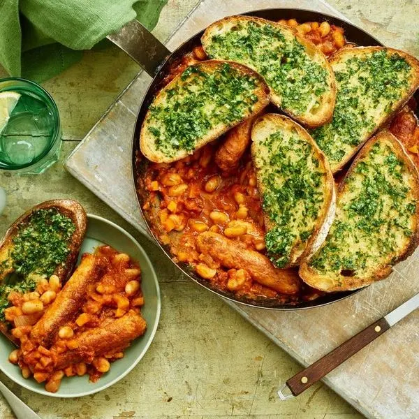 Vegan Vegetarian Vegan sausage casserole — American recipe
