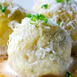 Nut-Free Shellfish-Free Italian Canederli Dumplings — Italian recipe