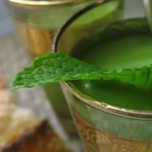 Vegetarian Nut-Free Indian Spiced Chilled Minted Pea Soup — American recipe