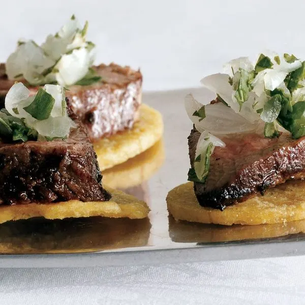 Gluten-Free Dairy-Free Jerk Beef on Plantain Chips — South american recipe