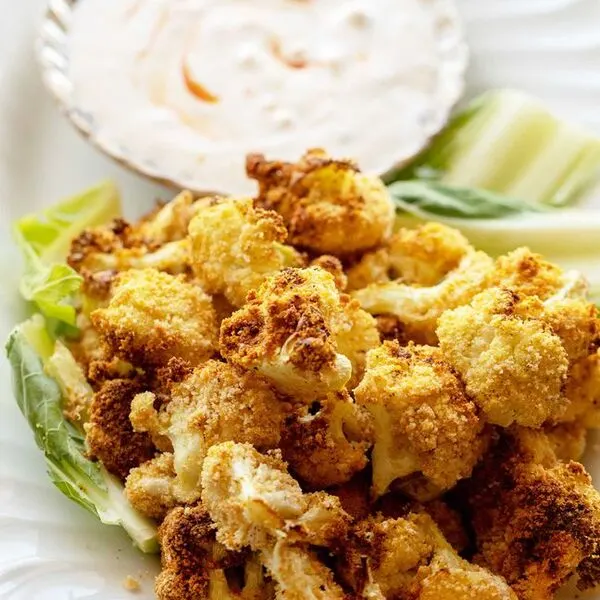 Vegetarian Gluten-Free Air Fryer Crispy Cauliflower — Mediterranean recipe