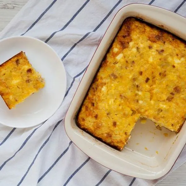 Nut-Free Breakfast Casserole With Sausage — Italian recipe