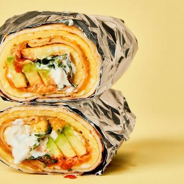 Vegetarian Nut-Free Breakfast Burrito to Go — Mexican recipe