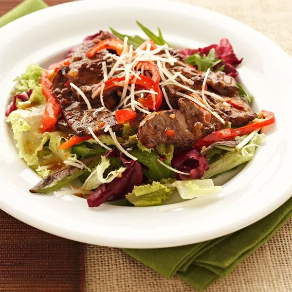 Gluten-Free Keto Hot Italian Beef Salad — Mediterranean recipe