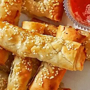Vegetarian Keto Thai turkey filo dippers — South east asian recipe