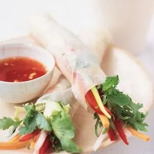 Vegan Vegetarian Easy Vegetarian Summer Rolls — South east asian recipe