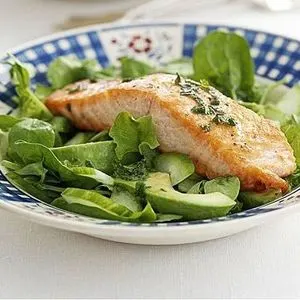 Gluten-Free Dairy-Free Salmon, avocado & cucumber salad — Nordic recipe