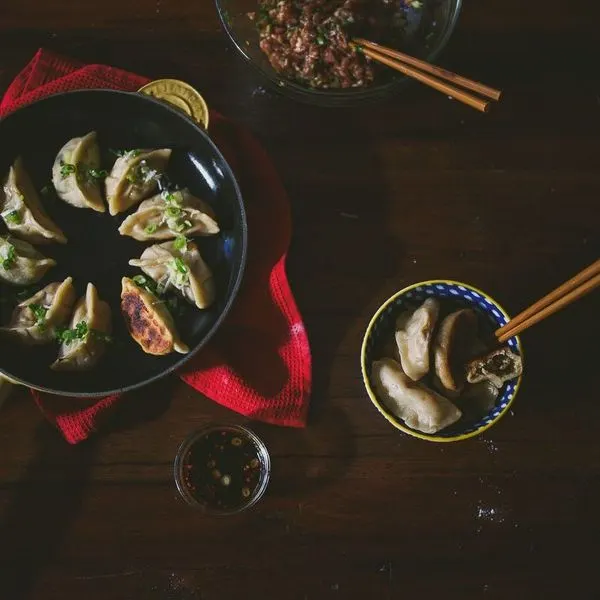 Dairy-Free Nut-Free Vegetarian and Pork Dumpling Fillings — Chinese recipe