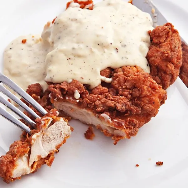 Nut-Free Shellfish-Free Chicken-Fried Chicken With Cream Gravy Recipe — French recipe