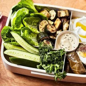 Vegetarian Gluten-Free Vegetarian Mezze Lunch to Go — Mediterranean recipe