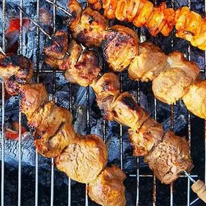 Gluten-Free Dairy-Free Pork skewers — Mexican recipe