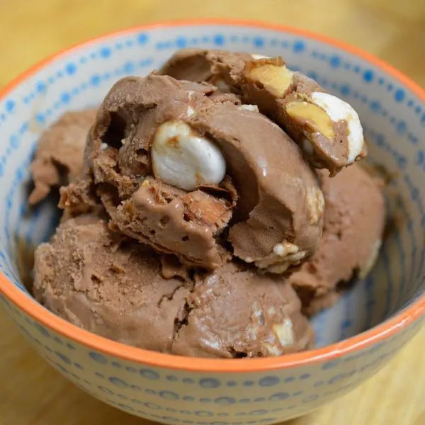 Gluten-Free Dairy-Free Vegan Rocky Road Ice Cream — American recipe