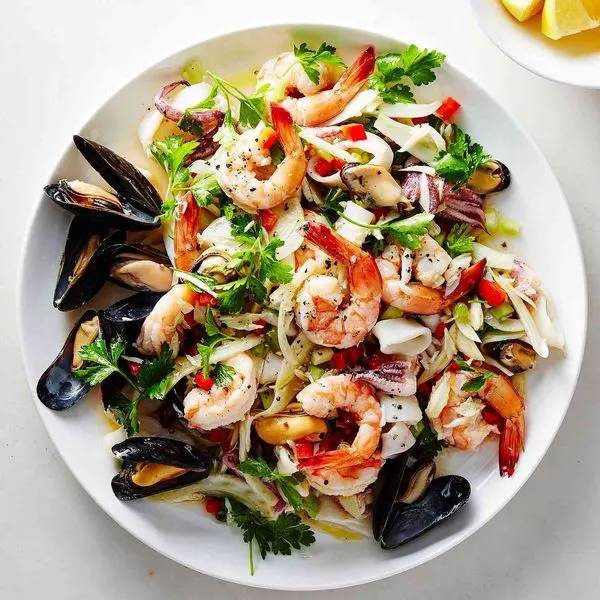 Gluten-Free Dairy-Free Italian Seafood Salad — American recipe