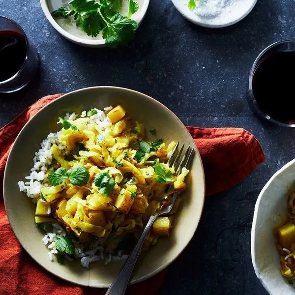 Vegan Vegetarian Indian Spiced Cabbage — American recipe