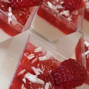 Vegetarian Gluten-Free Two-Tone Dessert — French recipe