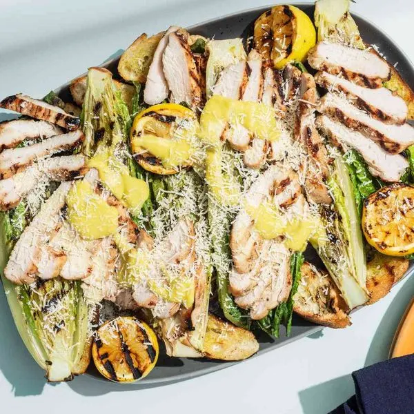 Nut-Free Shellfish-Free Grilled Chicken Caesar Salad — Mediterranean recipe