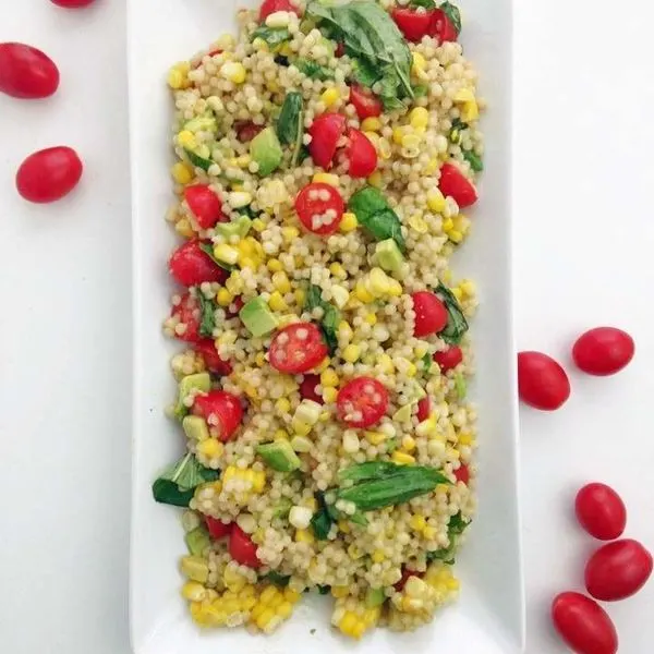 Nut-Free Shellfish-Free Summer Couscous Salad — Middle eastern recipe