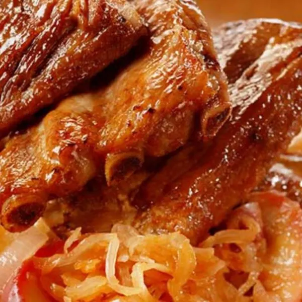 Gluten-Free Dairy-Free Slow-Cooker Pork with Apple Sauerkraut — Central europe recipe