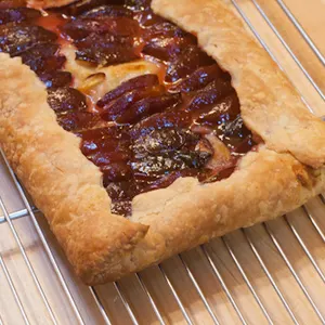 Vegetarian Nut-Free Italian Prune Plum Galette — Italian recipe