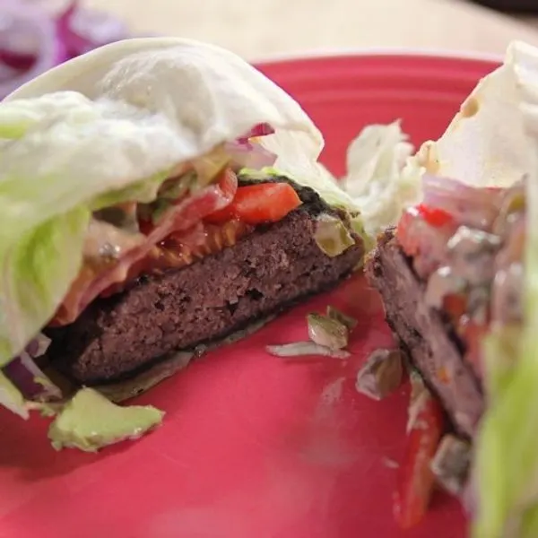 Nut-Free Shellfish-Free Low Carb Lettuce Burgers — American recipe