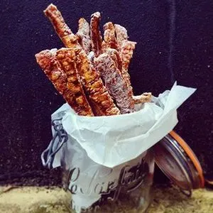 Gluten-Free Dairy-Free Spiced pork crackling straws — American recipe