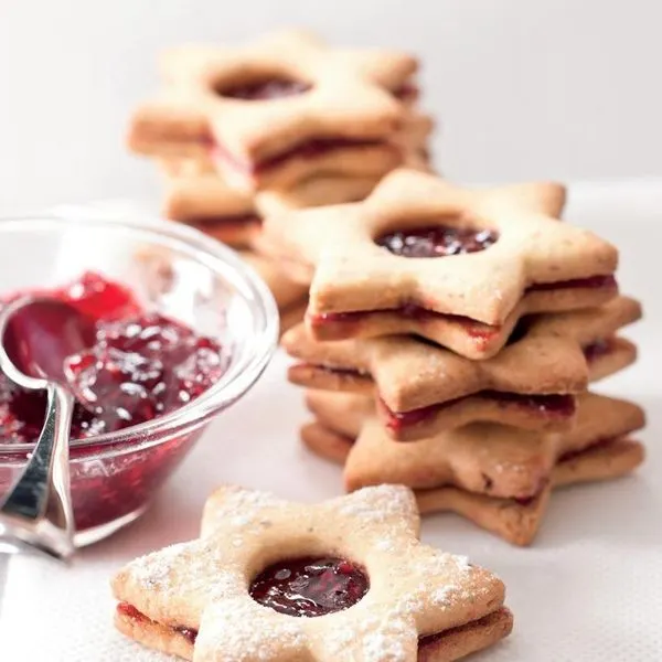 Vegetarian Gluten-Free Gluten-free Linzer cookies — Central europe recipe