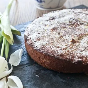 Vegetarian Nut-Free Gluten Free Lemon Drizzle Cake — American recipe