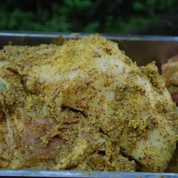 Gluten-Free Dairy-Free MUSTARD PORK ROAST — American recipe