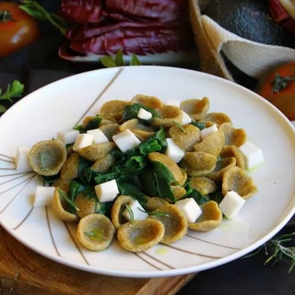 Vegetarian Nut-Free Gluten Free Orecchiette Pasta — Italian recipe