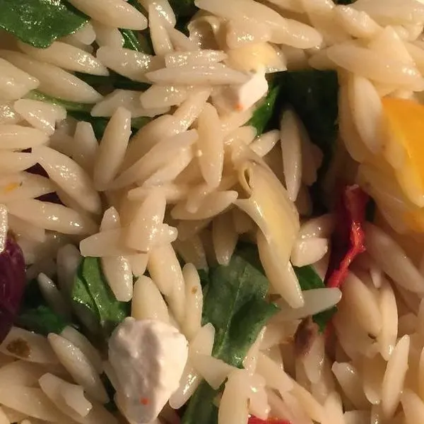 Vegetarian Nut-Free Mediterranean Orzo Salad — Mediterranean recipe