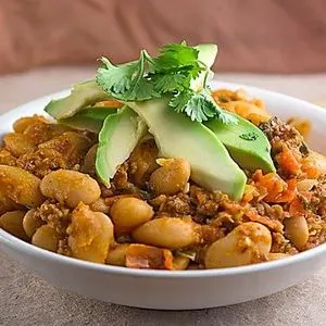 Gluten-Free Dairy-Free Buttered Beans and Mexican Chorizo — Mexican recipe