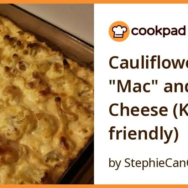Vegetarian Gluten-Free Cauliflower "Mac" and Cheese (Keto friendly) — American recipe