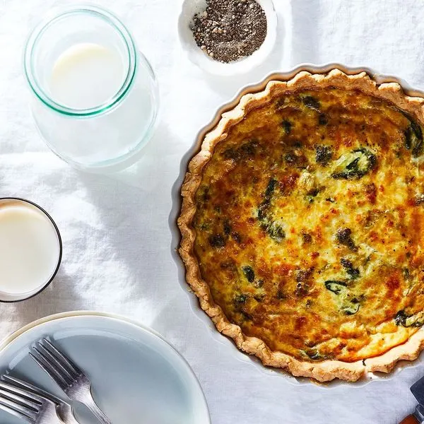 Vegetarian Nut-Free Vegetarian Quiche — French recipe