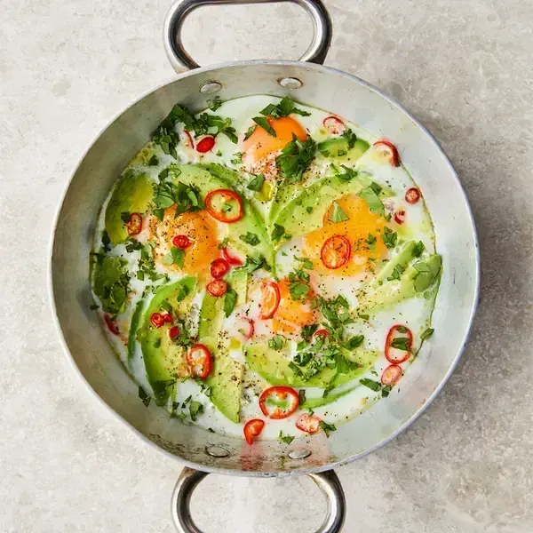 Vegetarian Gluten-Free Mexican baked eggs — Mexican recipe