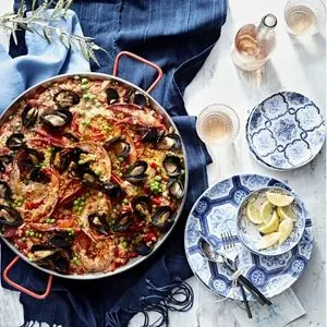 Gluten-Free Dairy-Free Seafood Paella — Mediterranean recipe