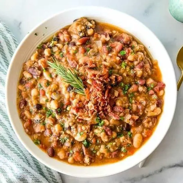 Gluten-Free Dairy-Free 15 Bean Soup Crock Pot Recipe — American recipe