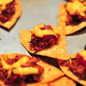 Gluten-Free Nut-Free Pulled Pork Nachos Recipe — Mexican recipe