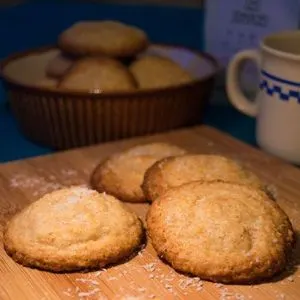 Vegetarian Gluten-Free Coconut and Lemon Cookies (gluten and dairy free!) — American recipe