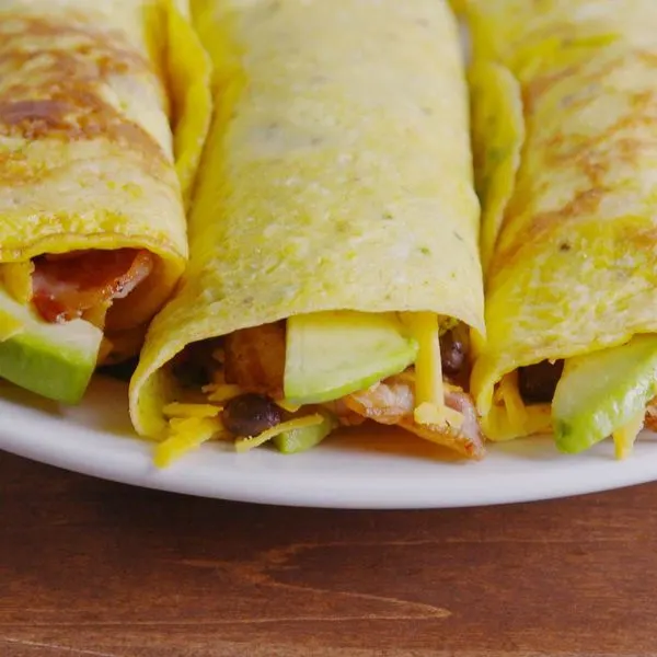 Gluten-Free Nut-Free Low-Carb Breakfast Burritos — Mexican recipe