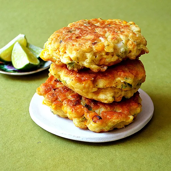 Vegetarian Nut-Free Thai-Style Crispy Corn Fritters — South east asian recipe