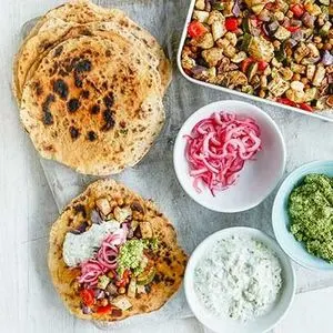 Vegetarian Nut-Free Vegetarian wraps — Mediterranean recipe