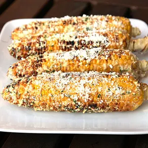 Vegetarian Gluten-Free Grilled Mexican Street Corn (Elotes) Recipe — Mexican recipe