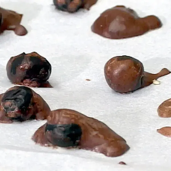 Vegetarian Gluten-Free Low Carb "Mock" Raisinettes — American recipe