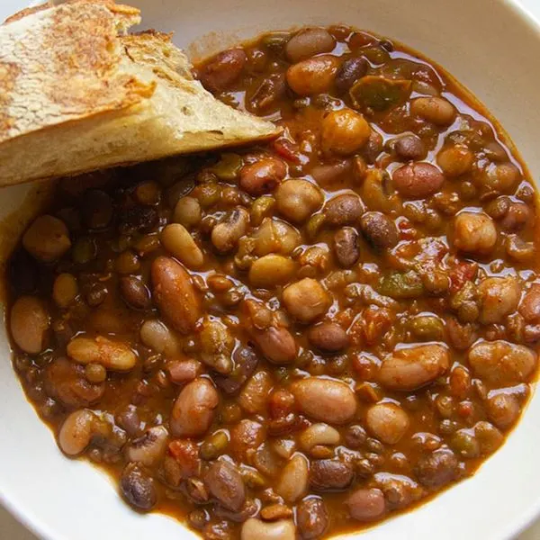 Vegan Vegetarian 15-Bean Soup — Eastern europe recipe