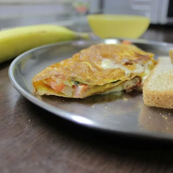 Vegetarian Gluten-Free Breakfast Omelette — French recipe