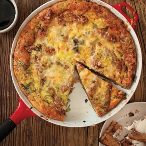 Gluten-Free Nut-Free Potato, Sausage, And Spinach Breakfast Casserole — British recipe