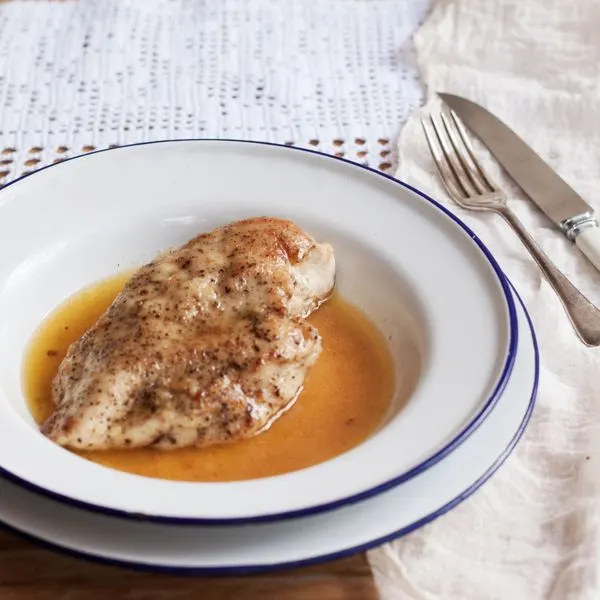 Keto Nut-Free Chicken in Butter — Italian recipe